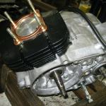 Yamaha GT80 Engine During Restoration