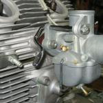 Finished Carburetor Installed on the 305 Engine
