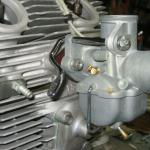 Finished Carburetor Installed on the 305 Engine